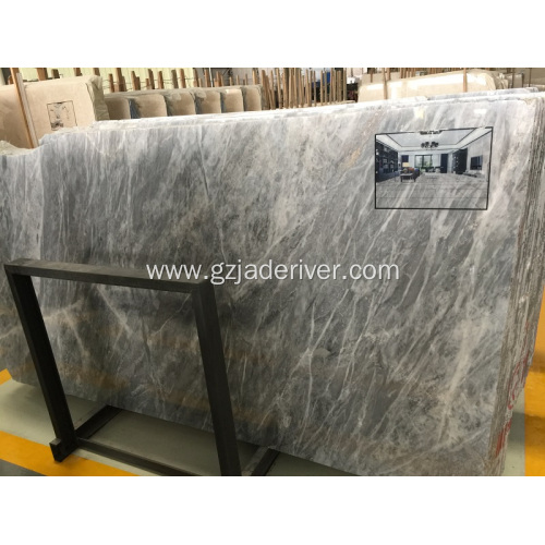 High Polished Space Grey Marble for Home Decoration